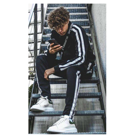 SVLIME Classic Black Tracksuit